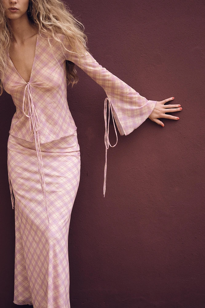 CHEMISE EN TULLE IMPRIMÉ