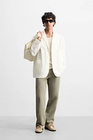 RELAXED FIT COTTON BLAZER