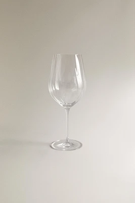 TEXTURED CRYSTALLINE WINE GLASS