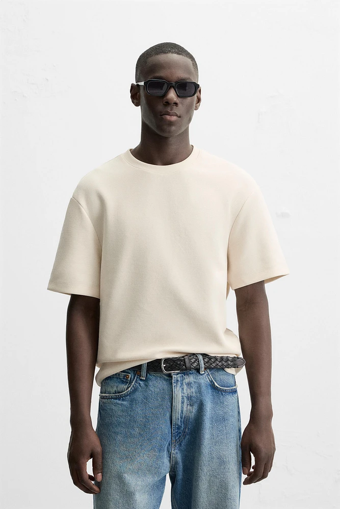 COMPACT PIQUÉ T-SHIRT