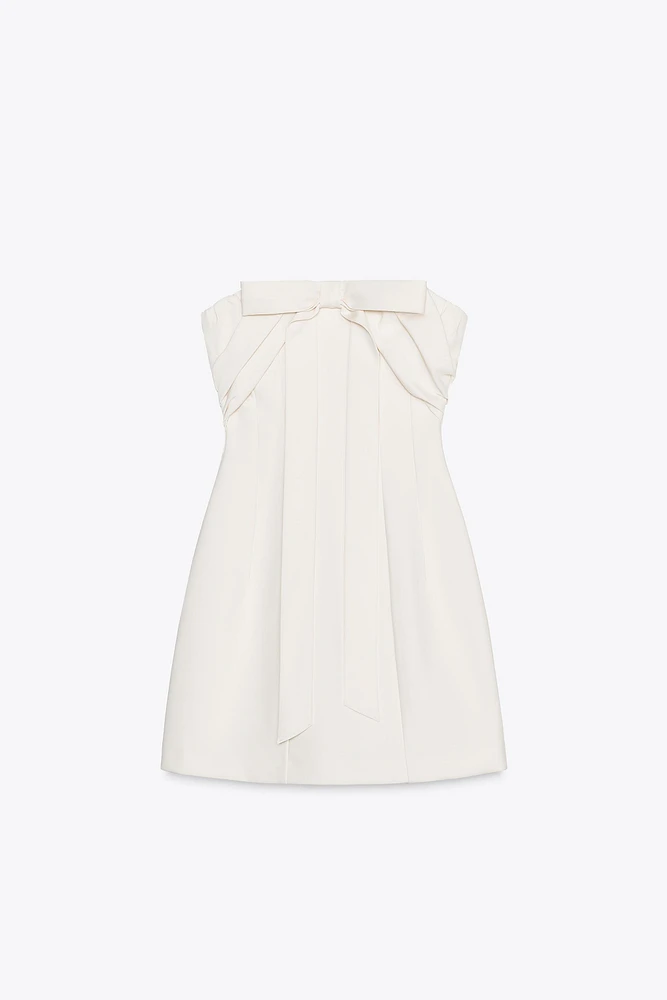 BOW BUSTIER DRESS