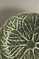 STONEWARE CABBAGE  SIDE PLATE
