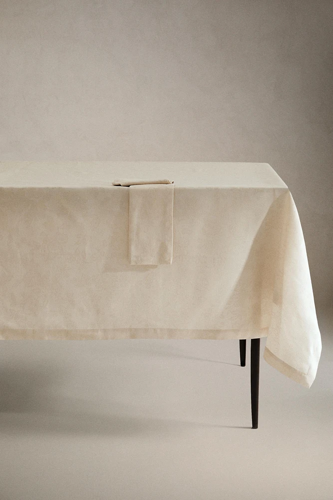 NAPPE JACQUARD FLEURS