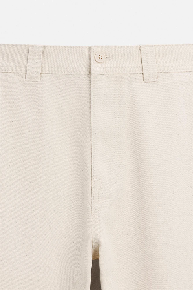 PANTALON STRAIGHT FIT TWILL