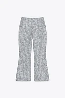 STRUCTURED FLARED PANTS