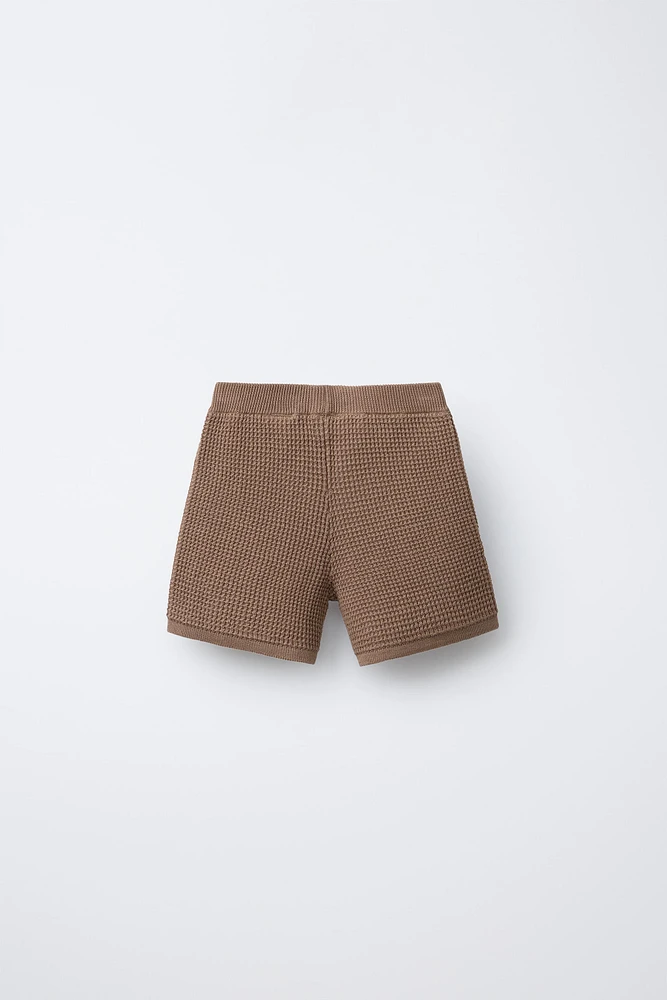 SHORT EN MAILLE