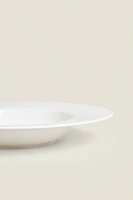 ASSIETTE CREUSE PORCELAINE BONE CHINA
