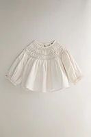 CHILDREN'S SMOCKED BABY SET