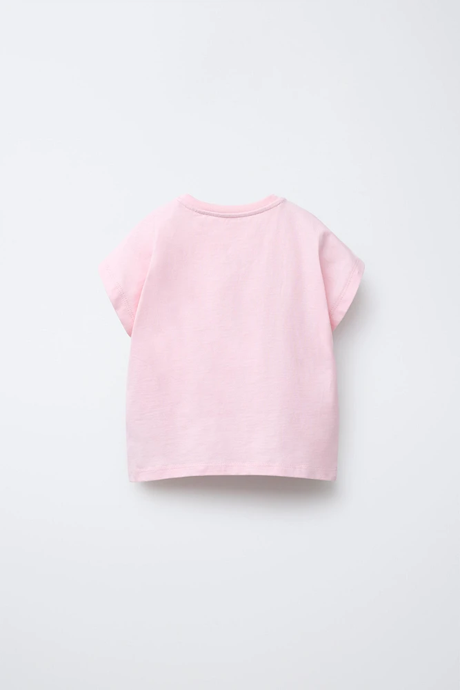 FRUIT EMBROIDERED PATCHES T-SHIRT