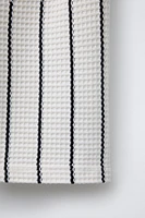 SHORT EN MAILLE CROCHET À RAYURES