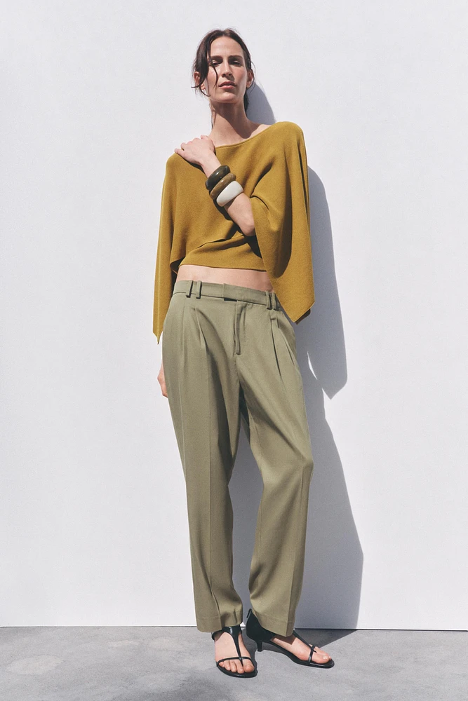 PLEATED PANTS ZW COLLECTION