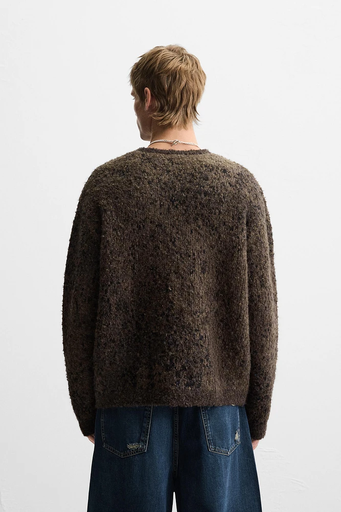 PIXELATED JACQUARD SWEATER