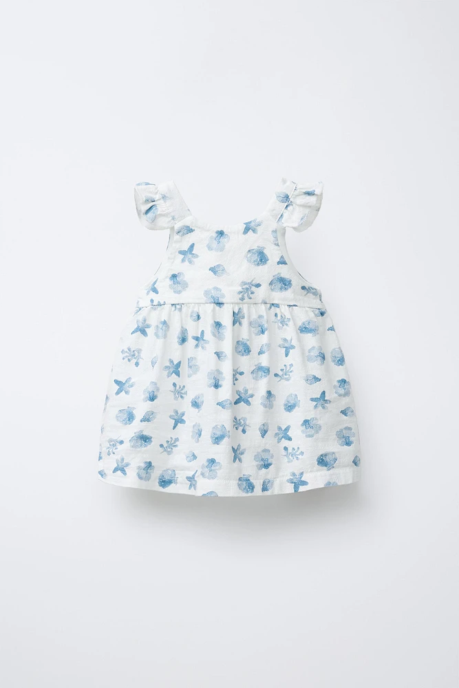MARINE PRINT DRESS