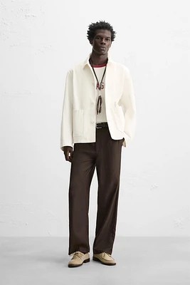 REGULAR FIT POCKET OVERSHIRT