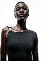 METALLIC APPLIQUÉ DRESS
