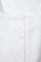 SWISS EMBROIDERED LONG OVERALLS