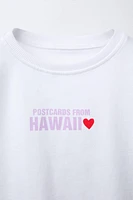 BEACH PRINT T-SHIRT