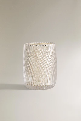 PORTE-BROSSES À DENTS VERRE RECYCLABLE MERCURISÉ