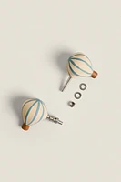 LOT BOUTONS DE PORTE ENFANTS MONTGOLFIÈRE (LOT DE 2)