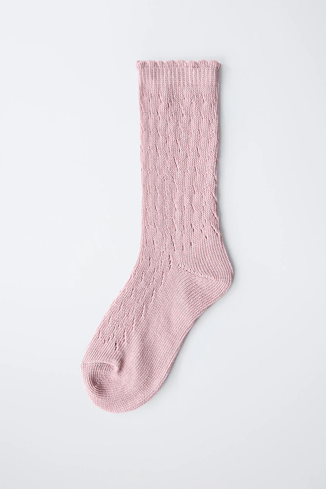 OPENWORK KNIT SOCKS
