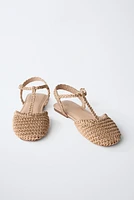 BRAIDED SLINGBACK SHOES