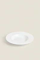ASSIETTE CREUSE PORCELAINE BONE CHINA