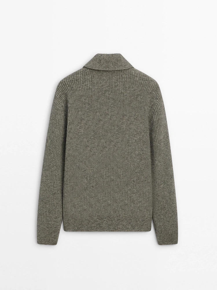 Pull coton col camionneur
