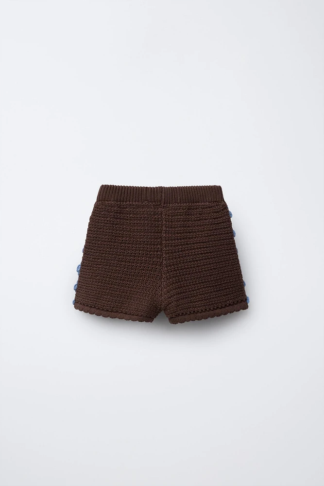DAISY KNIT SHORTS