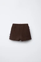 DAISY KNIT SHORTS
