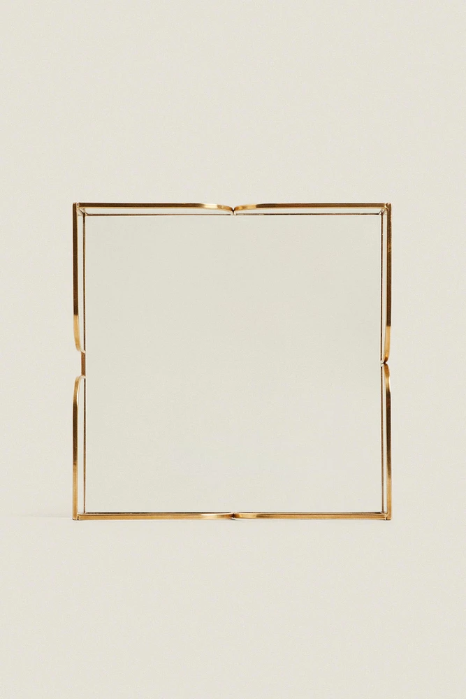 PORTE-SERVIETTES MÉTAL ET VERRE RECYCLABLE