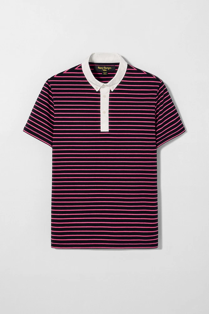 STRIPED POLO SHIRT BOBBY GILLESPIE X ZARA