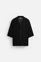 OPEN KNIT SHIRT
