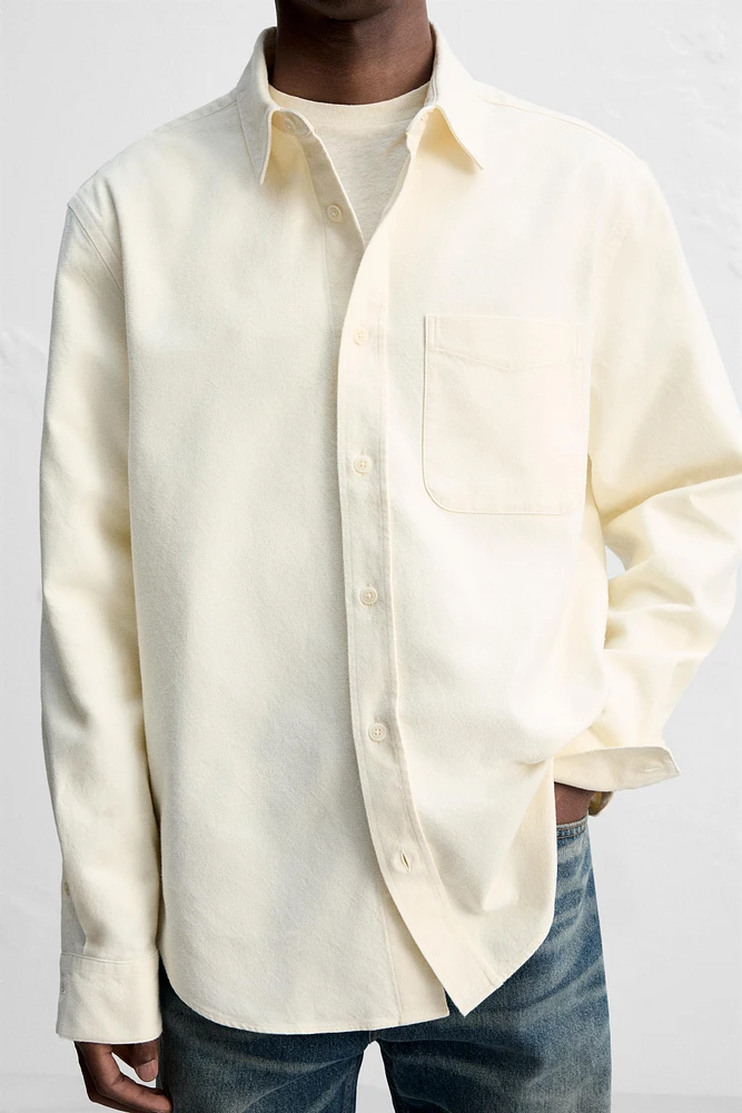 BRUSHED COTTON SHIRT
