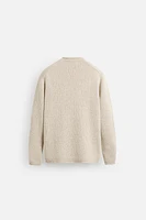 RUSTIC TEXTURED KNIT SWEATER