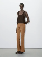 Bouclé knit top with thread detail - Studio