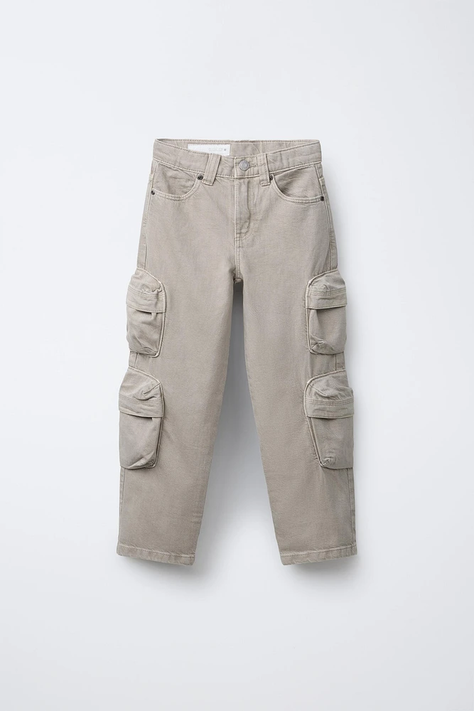 WIDE LEG MULTICARGO PANTS