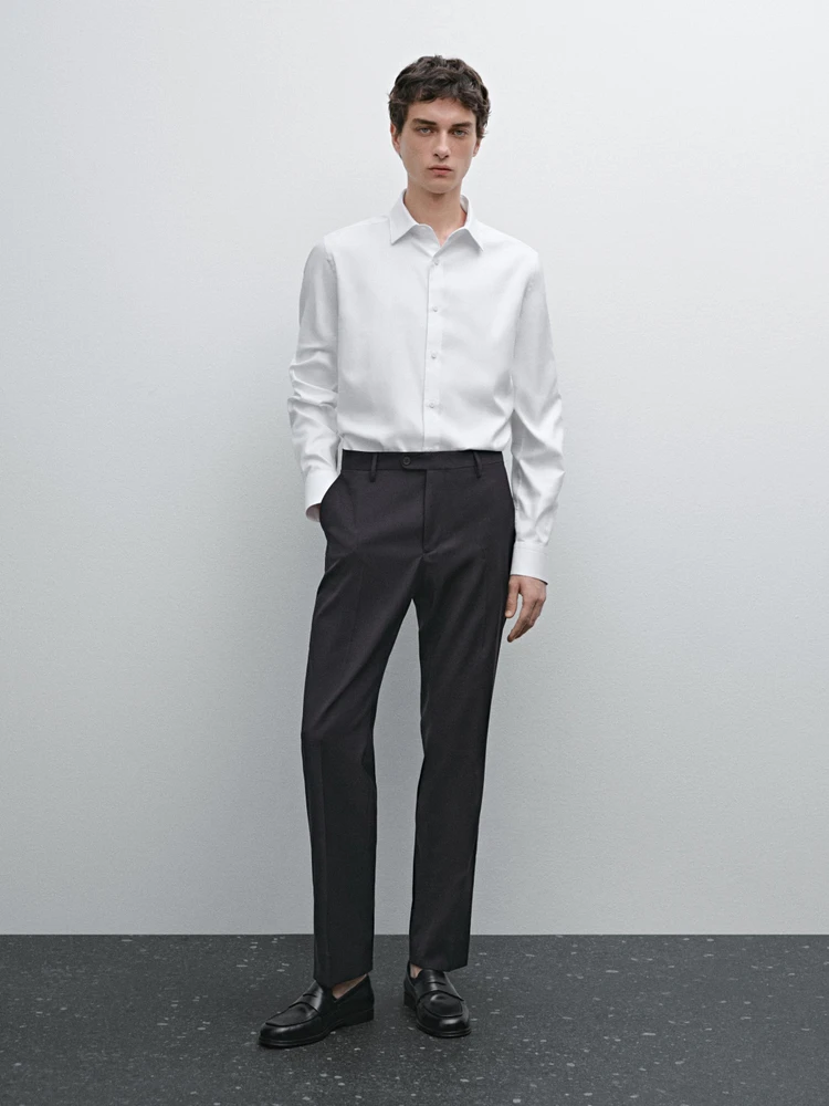 Chemise oxford slim 100 % coton
