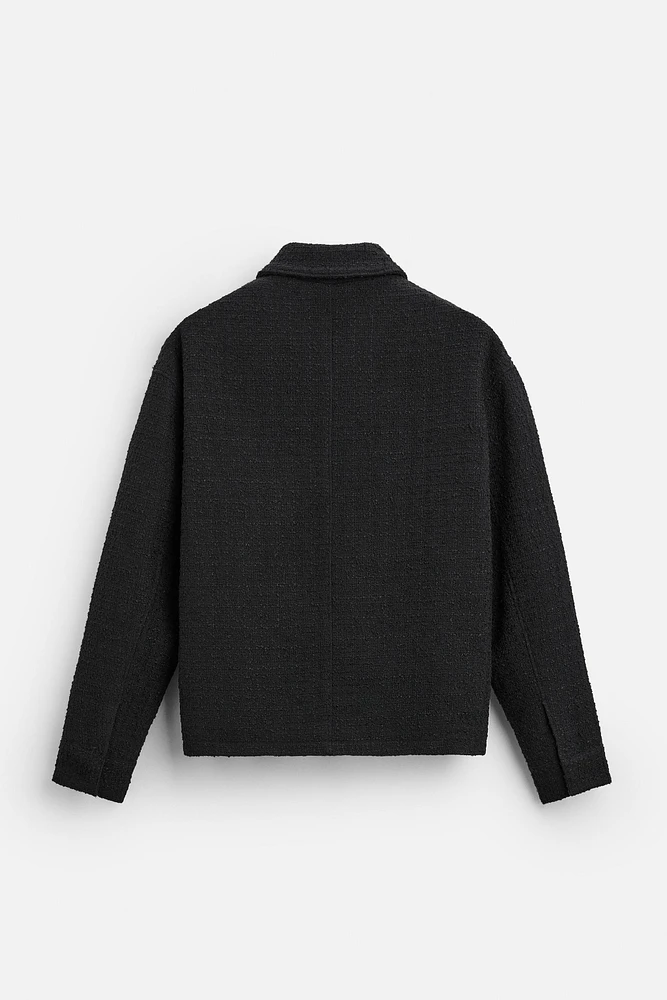 SURCHEMISE STRUCTURÉE À ZIP