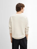 Pull en maille de coton mélang