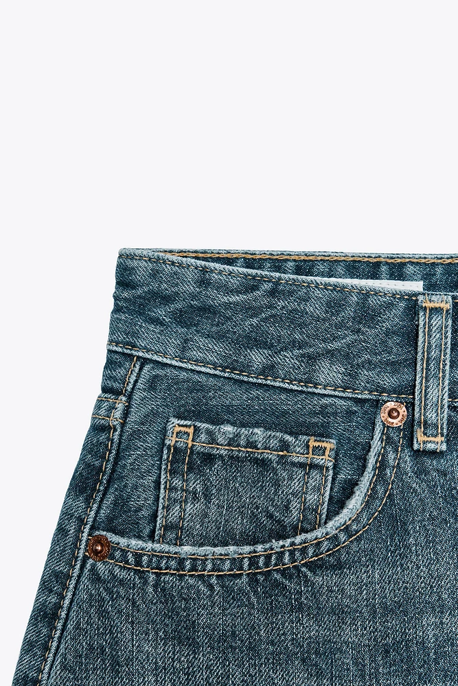 SHORT MINI EN JEAN TRF TAILLE NORMALE