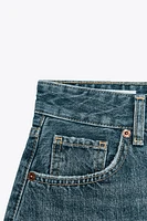 SHORT MINI EN JEAN TRF TAILLE NORMALE