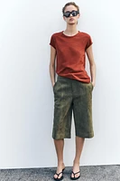SLUB COTTON T-SHIRT