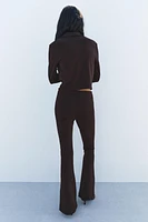 CREPE ZIPPER JACKET