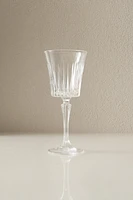 ENGRAVED CRYSTALLINE WATER GLASS