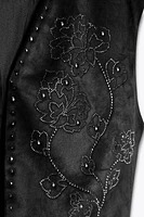 GILET EFFET DAIM BRILLANT