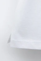 T-SHIRT À POCHE CŒUR EN CROCHET