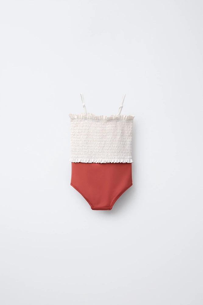 2-6 YEARS/ SWIMSUIT ELASTIC BOWS