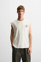 PRINTED TANK TOP