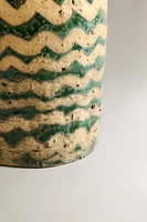 VASE CÉRAMIQUE ALLONGÉ