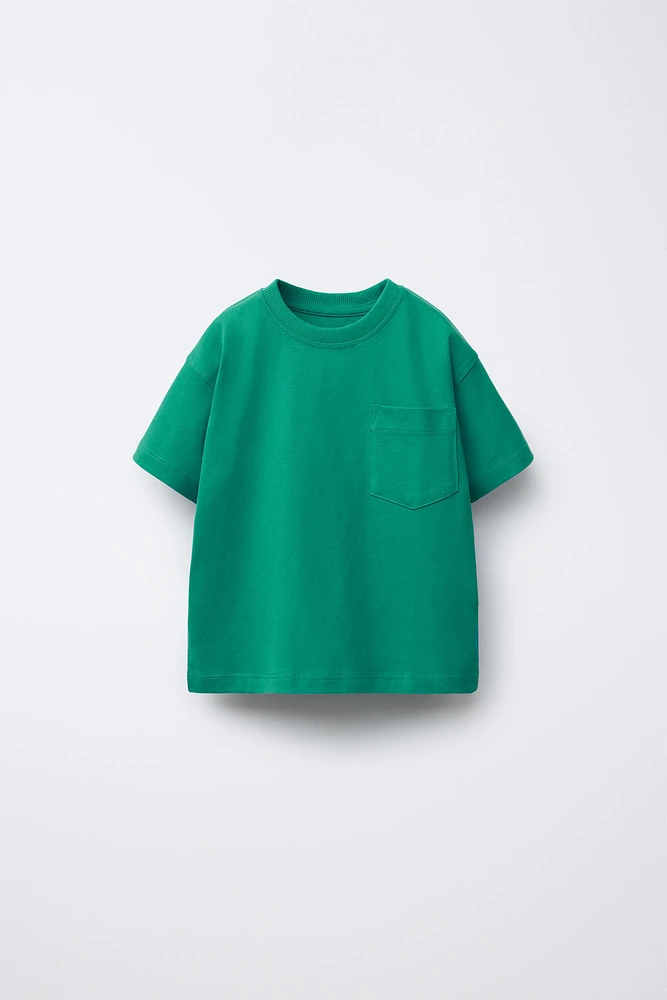 PLAIN POCKET T-SHIRT
